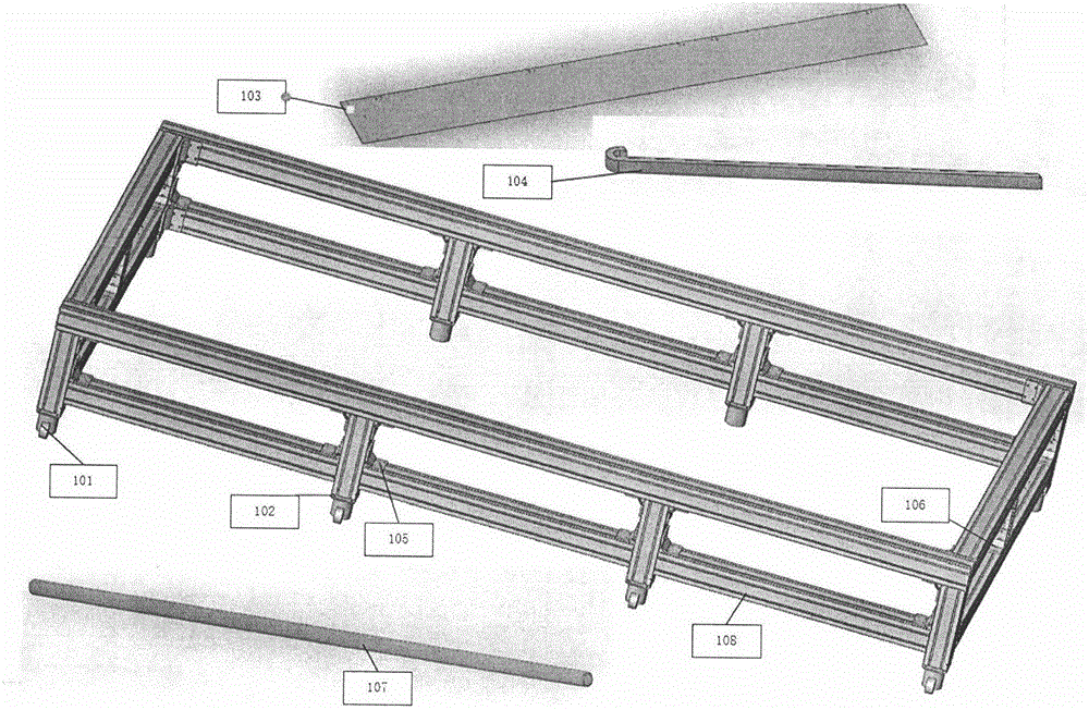 一種用于相機(jī)掃描鋼板進(jìn)行測量的三維機(jī)械臂結(jié)構(gòu)的制作方法與工藝