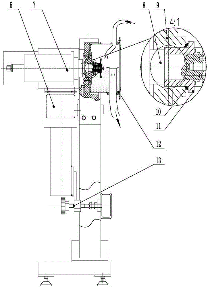 汽车轮毂轴承单元密封圈密封性能试验机的制作方法与工艺