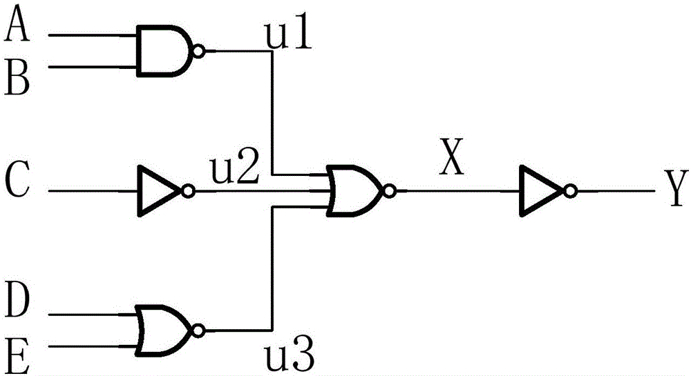 五输入端组合逻辑电路的晶体管级实现方案的电路的制作方法与工艺