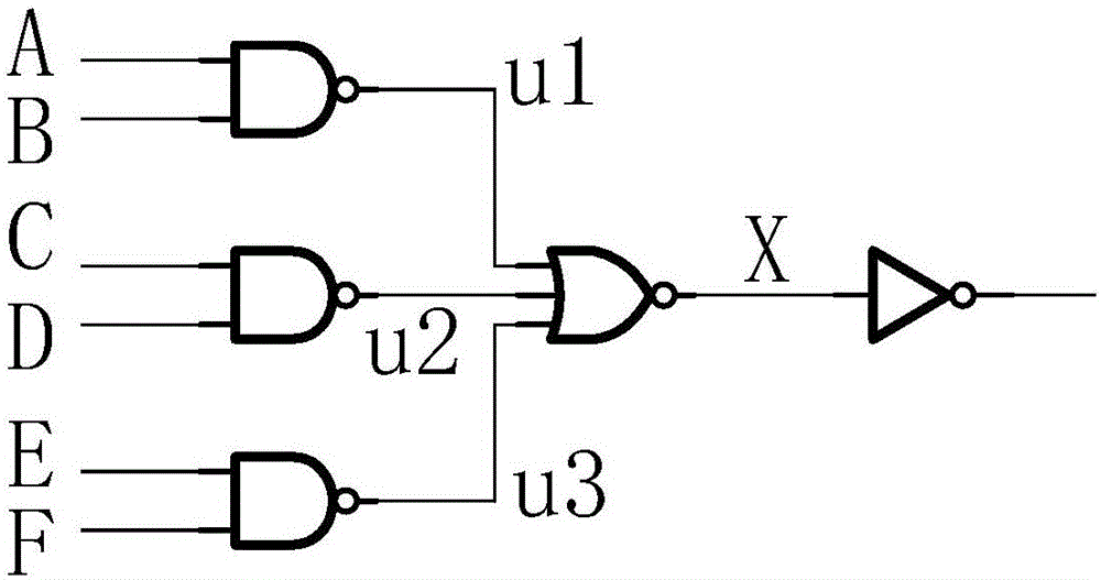 六輸入端組合邏輯電路的晶體管級(jí)實(shí)現(xiàn)方案的電路的制作方法與工藝