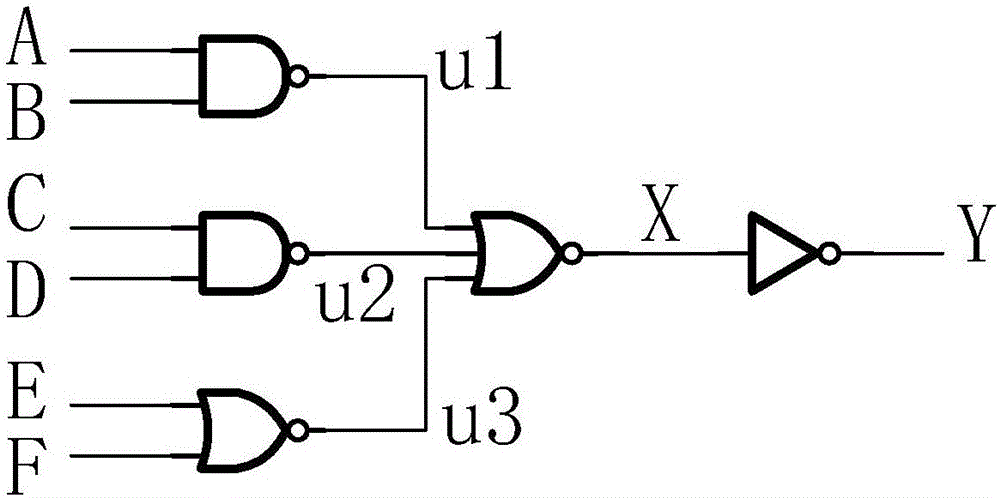 六输入端组合逻辑电路的晶体管级实现方案的电路的制作方法与工艺