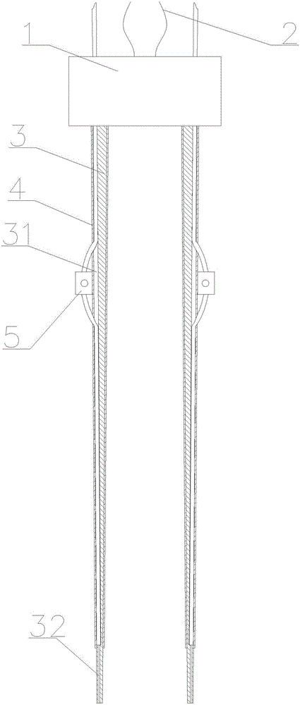 一種水流可控雙極電凝鑷的制作方法與工藝