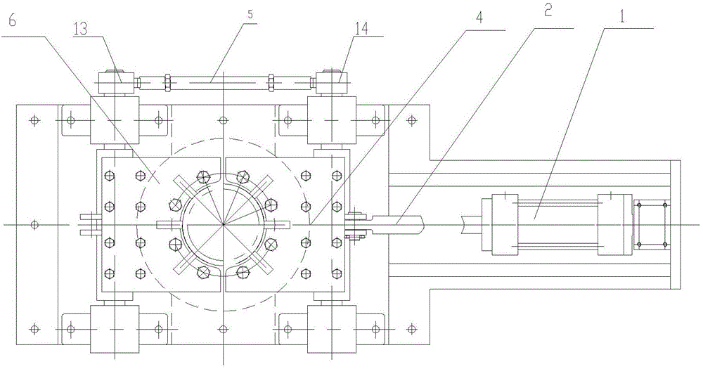 一種氧化鎂噴槍夾緊機(jī)構(gòu)的制作方法與工藝