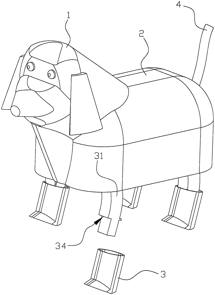 一種玩具狗的制作方法與工藝