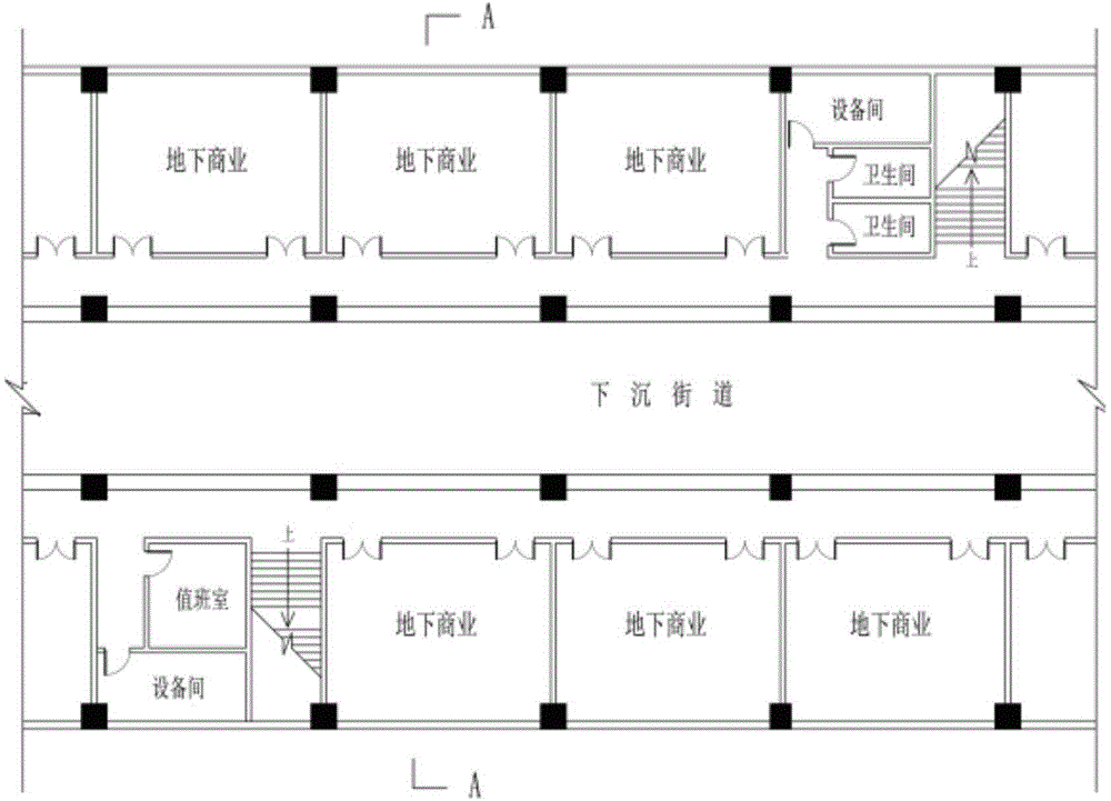 一种利用开敞式下沉道路的城市规划方法与流程