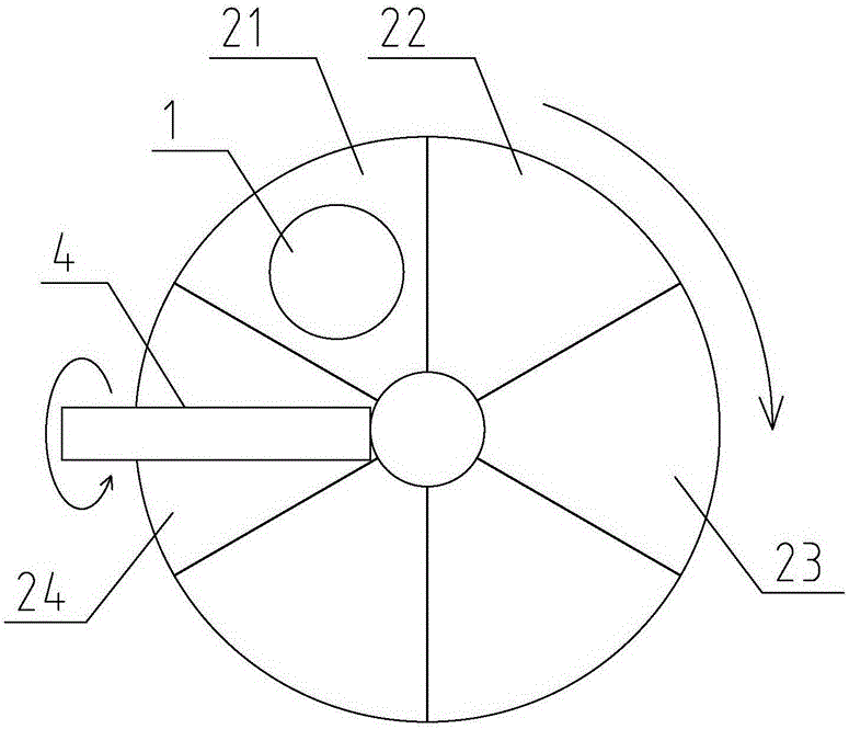 一種轉(zhuǎn)臺(tái)式磷礦漿固液分離機(jī)的制作方法與工藝