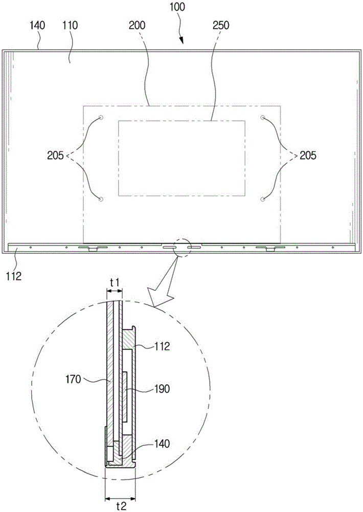 顯示裝置的壁裝板以及顯示裝置的制作方法