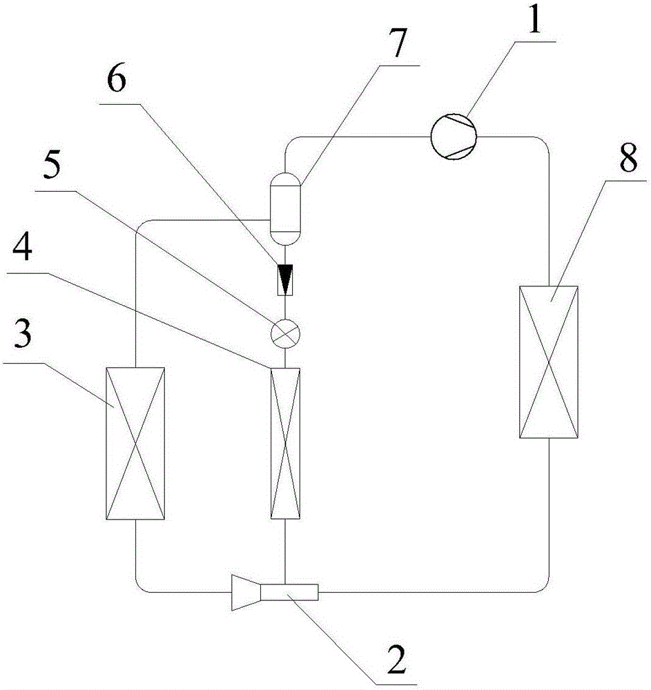 一種帶噴射器的泵驅(qū)動(dòng)雙蒸發(fā)器基站散熱裝置的制作方法