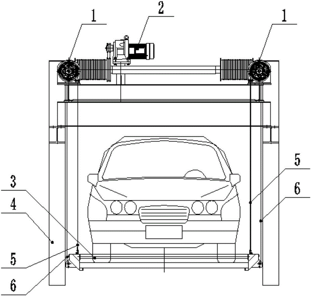 一種防墜保險(xiǎn)裝置及具有防墜保險(xiǎn)功能的立體車庫(kù)的制作方法