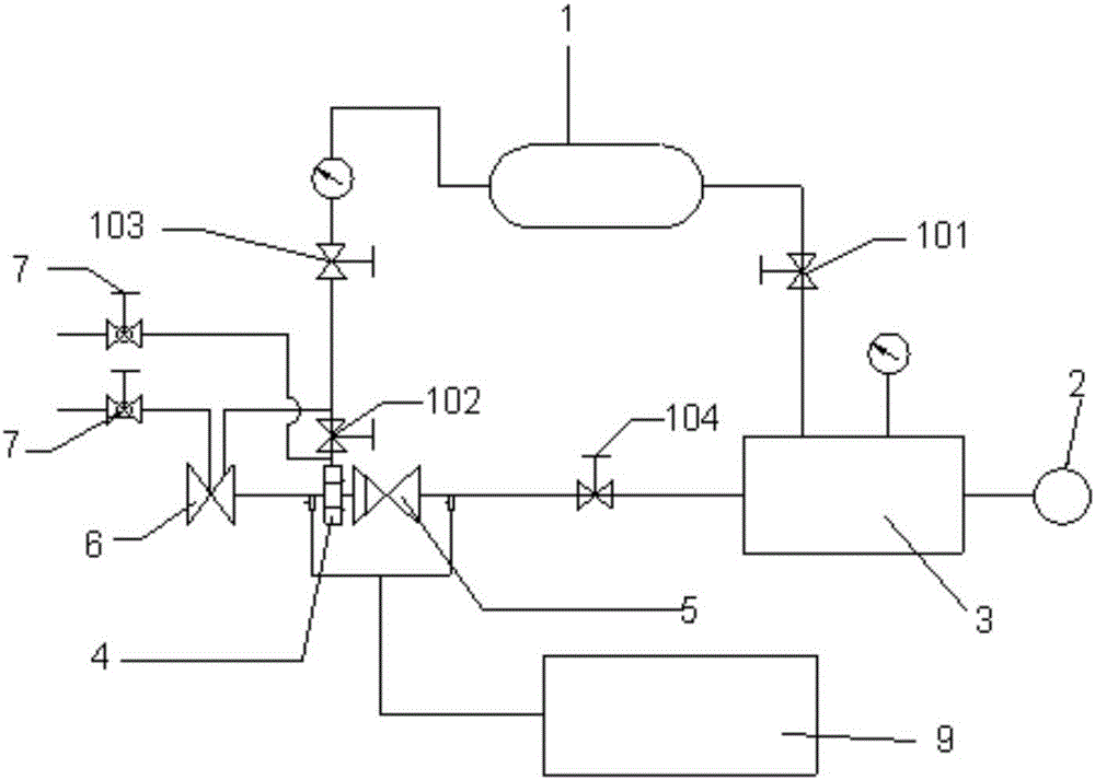 一种轴流式止回阀关阀测试系统的制作方法与工艺