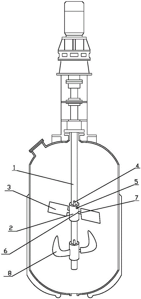 一種反應(yīng)釜攪拌裝置的制作方法