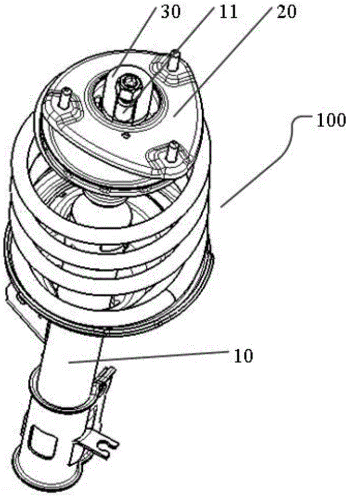 麦弗逊悬架减震器侧向力测量方法及其辅助测量工装与流程