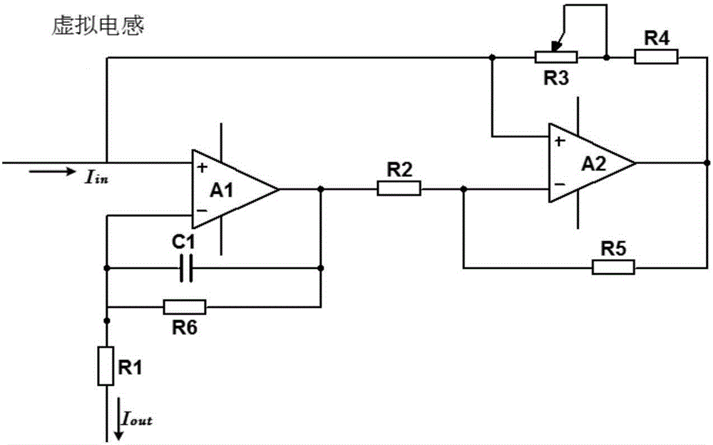 基于單邊虛擬電感的電容耦合式非接觸電導(dǎo)測(cè)量裝置及方法與流程