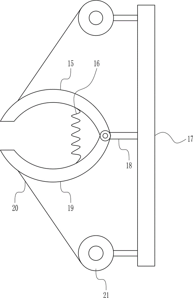 一種建筑用收卷水管清理裝置的制作方法