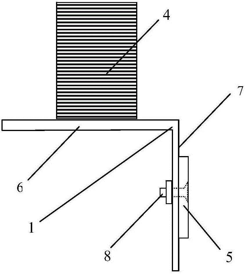 磁吸式便携弹簧下楼梯演示装置的制作方法