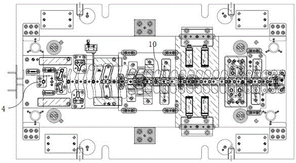 一种车门铰链连续模的冲孔结构的制作方法与工艺