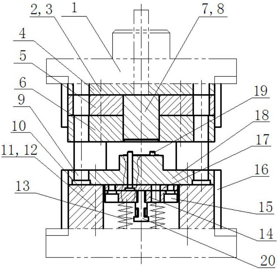 一種座板的雙面成型模具的制作方法與工藝