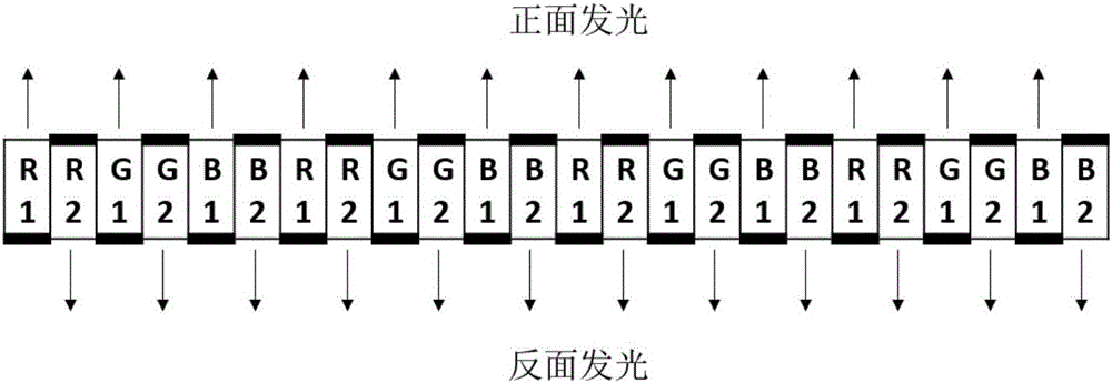 一種雙面顯示有機發(fā)光面板及其驅(qū)動裝置和方法與流程