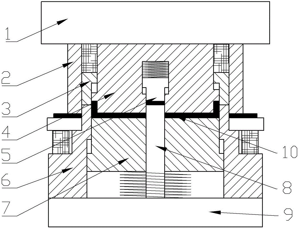 翻边冲孔模具的制作方法