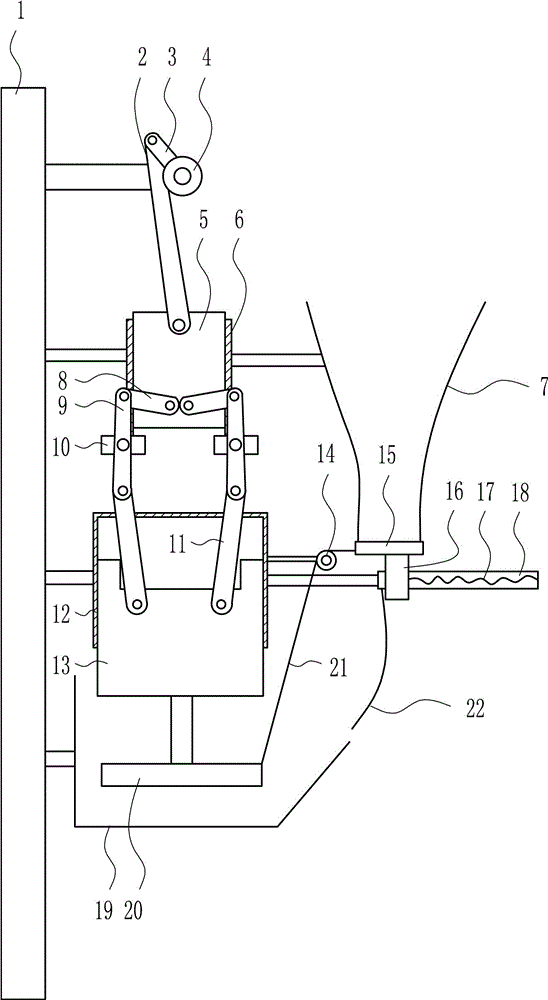 一种环保用高压力型废电池破解装置的制作方法