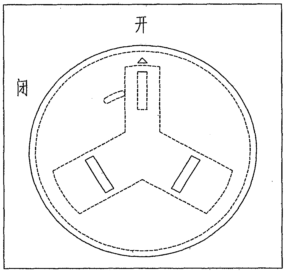 插座插孔防护装置（三孔）的制作方法