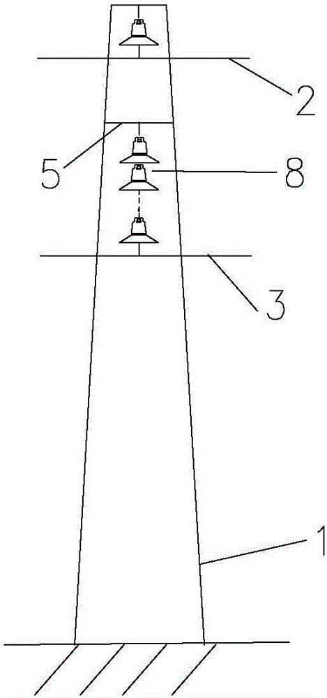 架空輸電線路的直線塔的安裝結(jié)構(gòu)以及耐張段的安裝結(jié)構(gòu)的制作方法與工藝