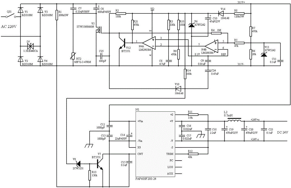 一種浪涌抑制電路的制作方法與工藝