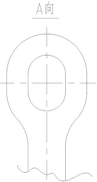 一种D型末端卸扣横销孔加工结构的制作方法与工艺