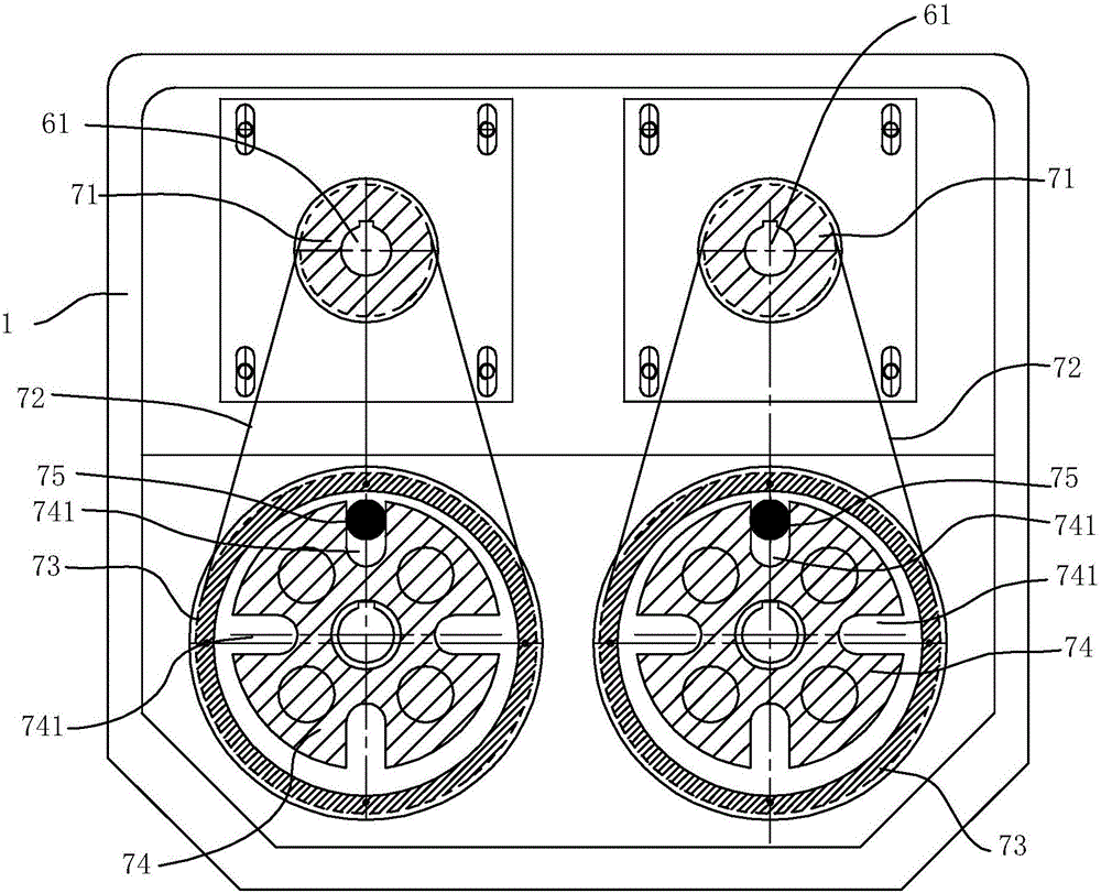 一種用于銑盲孔底面的偏心差速傳動機構(gòu)的制作方法與工藝