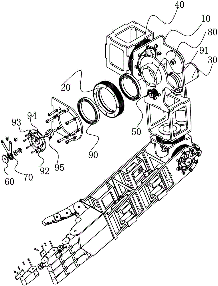 一種仿人類四肢關(guān)節(jié)運(yùn)動(dòng)的動(dòng)力裝置的制作方法