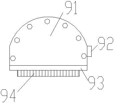 PVC結(jié)皮發(fā)泡板生產(chǎn)切割除塵裝置的制作方法