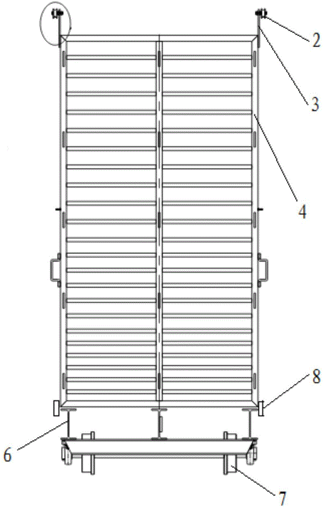 一种悬挂隔板式模具车的制作方法与工艺