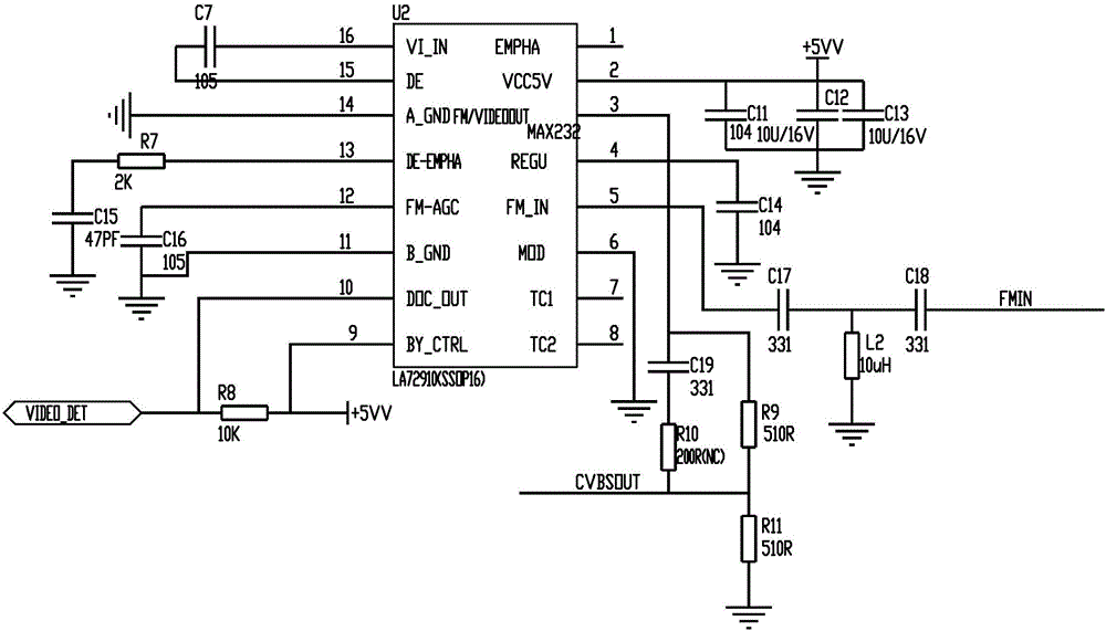 一種視頻載波編解碼電路的制作方法與工藝