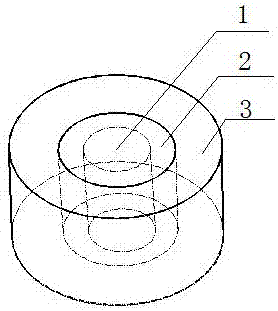 一種具有環(huán)形粒度梯度結(jié)構(gòu)的聚晶金剛石拉絲模坯料的制作方法與工藝