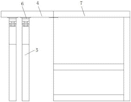 一种具有可折叠隐藏桌腿的阳台柜的制作方法与工艺