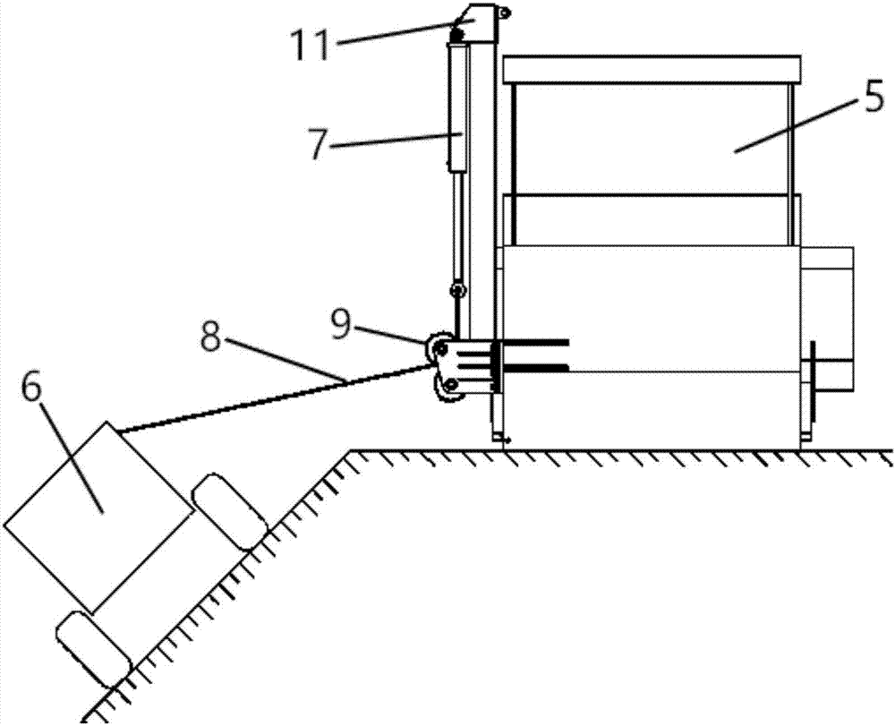 用于斜坡摊铺机的拖拽设备及斜坡铺路系统的制作方法与工艺
