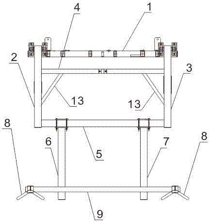 一種面包車車身吊具的制作方法與工藝