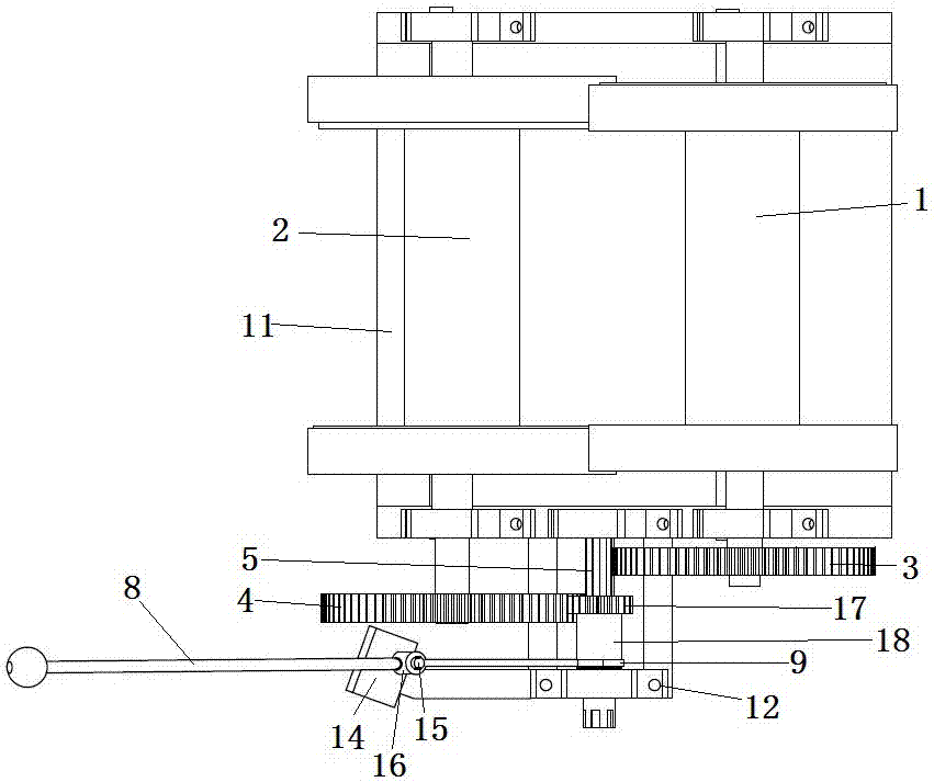 一种绞盘机选筒机构的制作方法与工艺