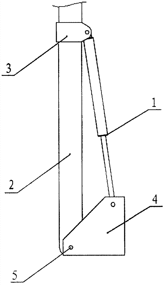 隧道壁清洗刷傾斜機(jī)構(gòu)的制作方法與工藝