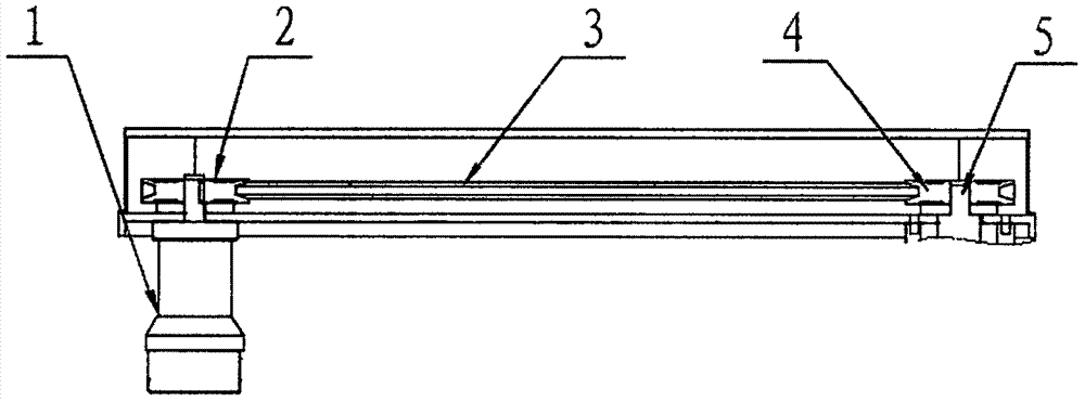 隧道壁清洗刷傳動(dòng)機(jī)構(gòu)的制作方法與工藝