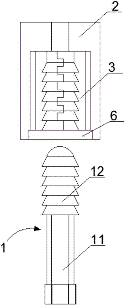 自鎖卡管式鋼筋直插接頭的制作方法與工藝