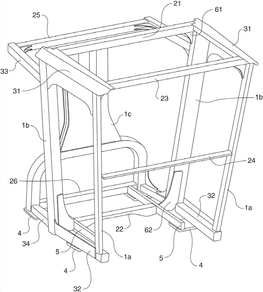 用于作業(yè)機(jī)械的駕駛室框架及具有其的作業(yè)機(jī)械的制作方法與工藝