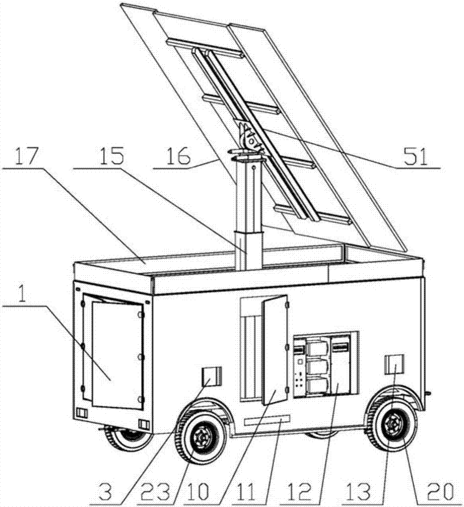 太陽能發(fā)電站方艙掛車的制作方法與工藝