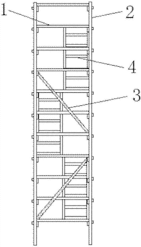 橋梁高墩施工安全爬梯的制作方法與工藝