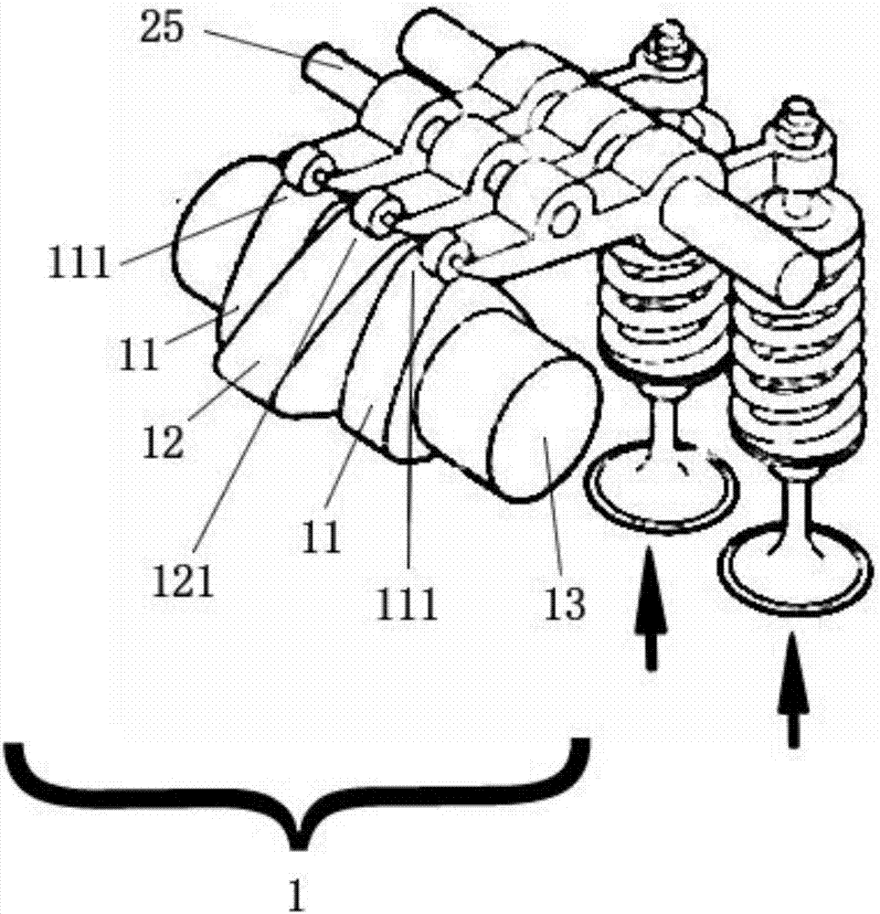 發(fā)動機(jī)搖臂進(jìn)氣裝置的制作方法