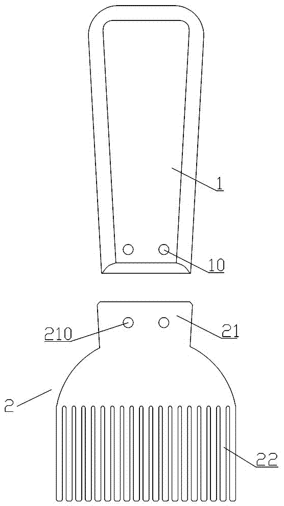 一種壁掛爐主換熱器除塵梳的制作方法與工藝