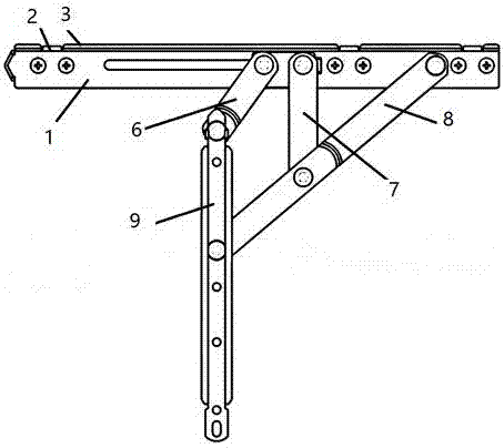 一种底槽结构、带有底槽结构的四连杆滑撑的制作方法与工艺