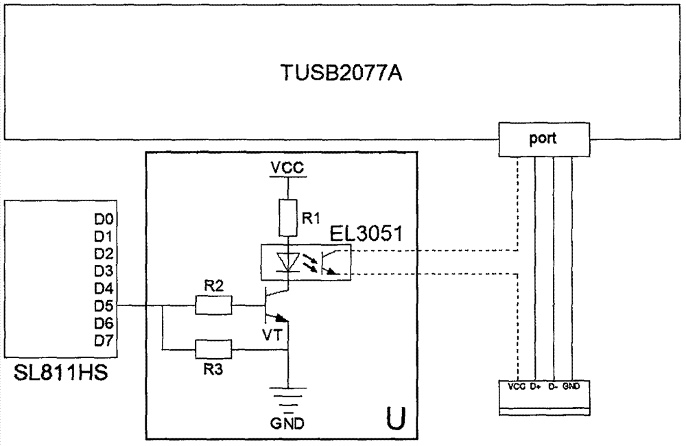 一種智能USB集線器電路的制作方法與工藝