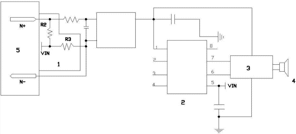 一種車(chē)內(nèi)疲勞駕駛報(bào)警電路的制作方法與工藝