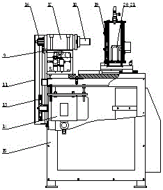 计算机控制单头油封旋转性能试验机的制作方法与工艺